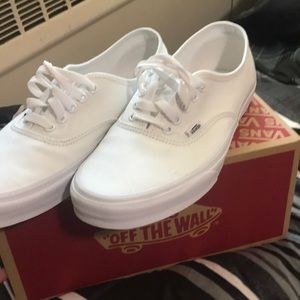 White Vans; Size 9 men’s